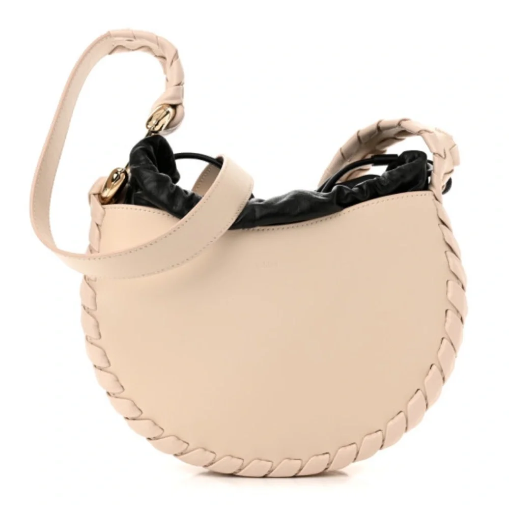 Chloé Mate Small Leather Drawstring Hobo Crossbody Bag NWT